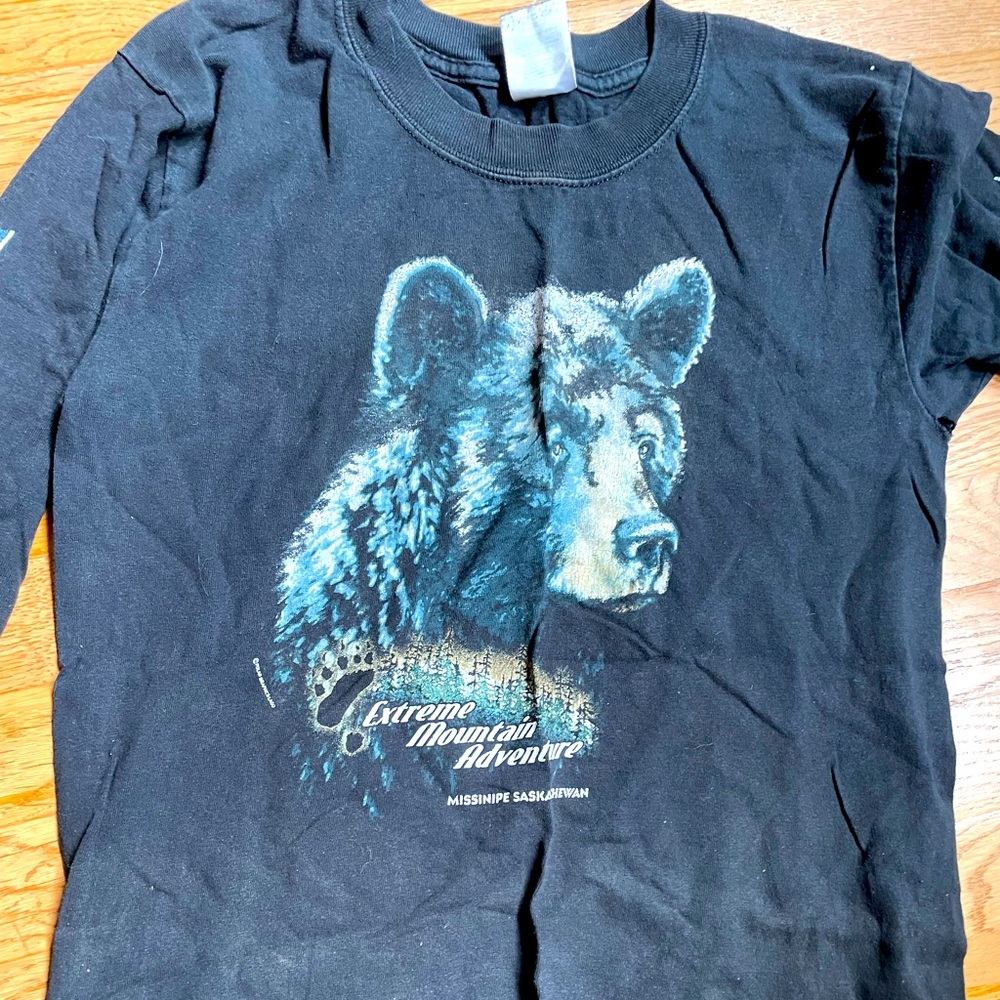 Vintage Long Sleeve Bear Shirt